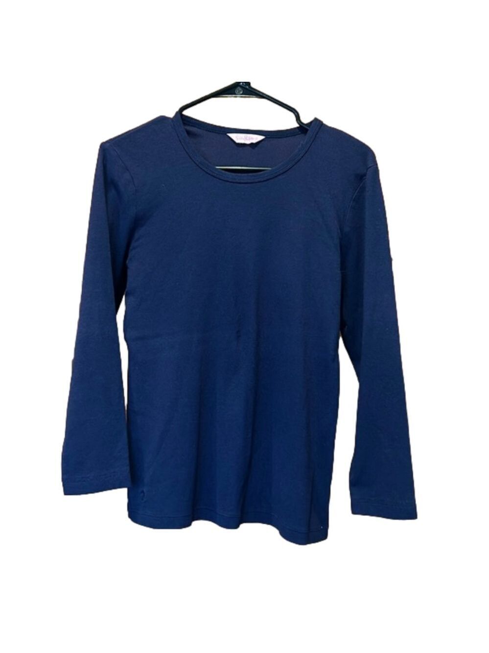 Lilly Pulitzer Navy Blue Long Sleeve Crew Neck T-Shirt
